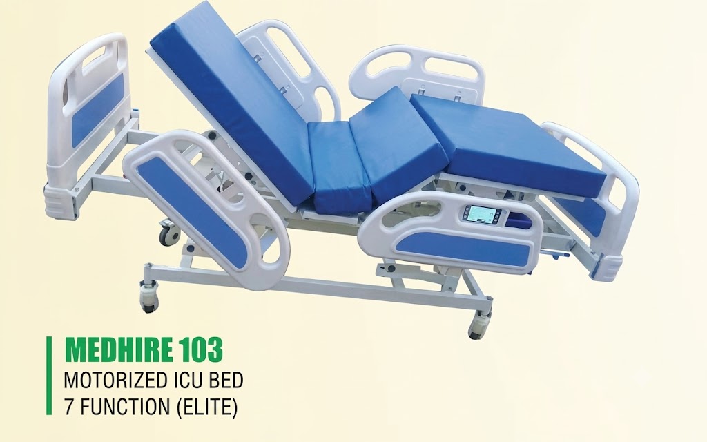 MEDHIRE 102 MOTORIZED ICU BED 5 FUNCTION (PREMIUM)